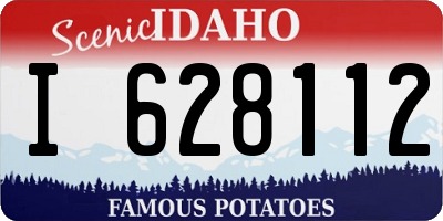 ID license plate I628112