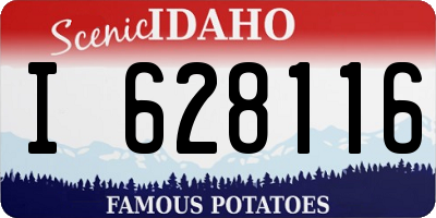 ID license plate I628116