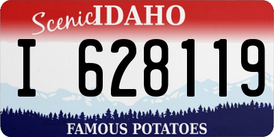ID license plate I628119