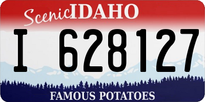 ID license plate I628127