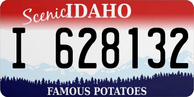 ID license plate I628132