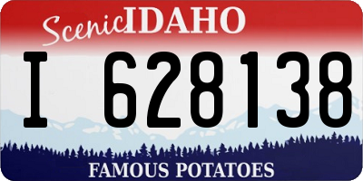 ID license plate I628138