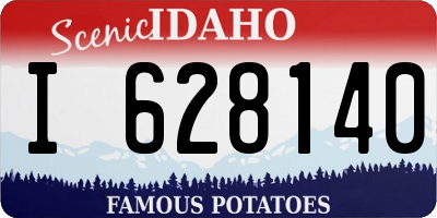 ID license plate I628140
