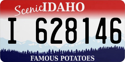 ID license plate I628146