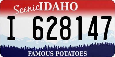 ID license plate I628147