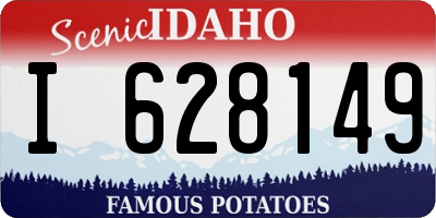 ID license plate I628149