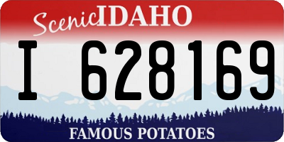 ID license plate I628169