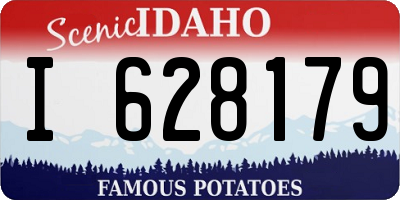 ID license plate I628179