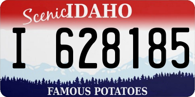 ID license plate I628185