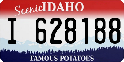 ID license plate I628188