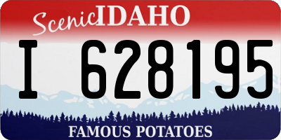 ID license plate I628195