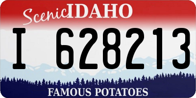 ID license plate I628213