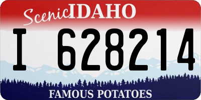 ID license plate I628214