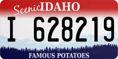 ID license plate I628219