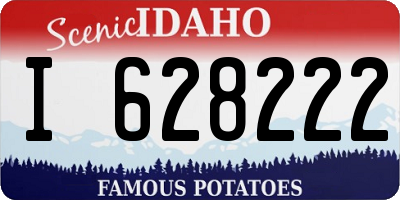 ID license plate I628222