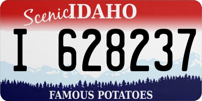 ID license plate I628237