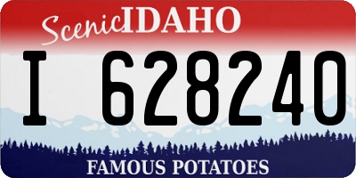 ID license plate I628240