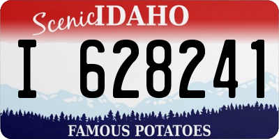 ID license plate I628241