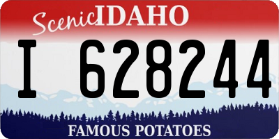 ID license plate I628244