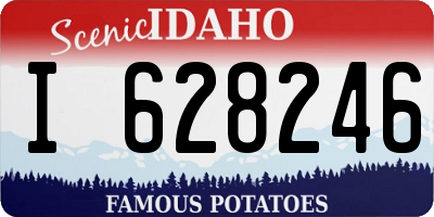 ID license plate I628246