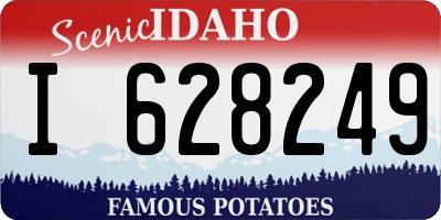 ID license plate I628249