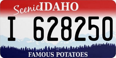ID license plate I628250