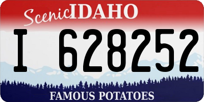 ID license plate I628252