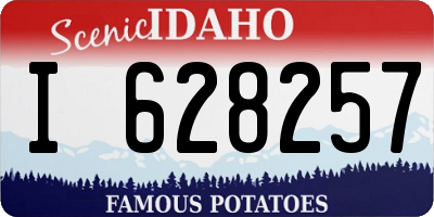 ID license plate I628257