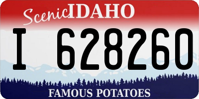 ID license plate I628260