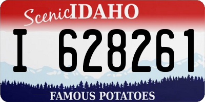 ID license plate I628261