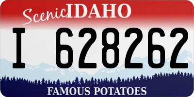 ID license plate I628262
