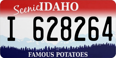 ID license plate I628264