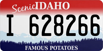 ID license plate I628266