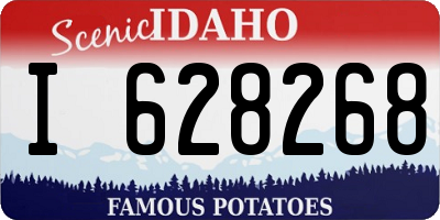 ID license plate I628268