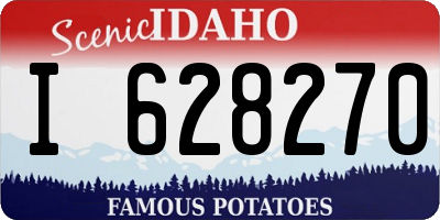 ID license plate I628270
