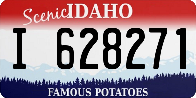 ID license plate I628271