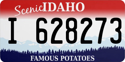 ID license plate I628273