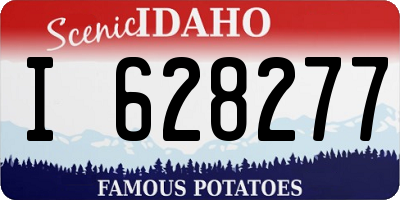 ID license plate I628277