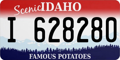 ID license plate I628280