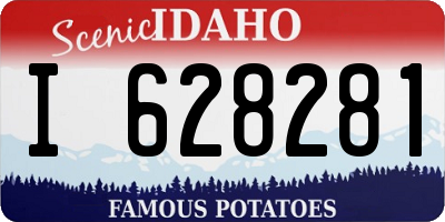 ID license plate I628281