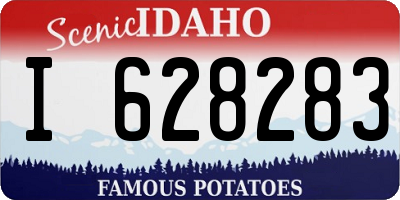 ID license plate I628283
