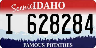 ID license plate I628284