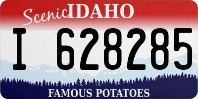 ID license plate I628285
