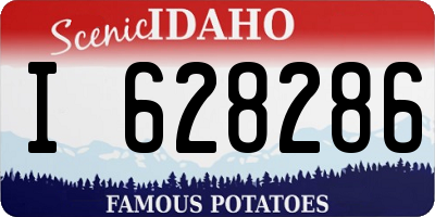 ID license plate I628286