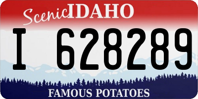 ID license plate I628289
