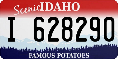 ID license plate I628290
