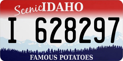 ID license plate I628297