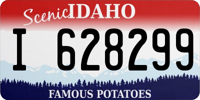 ID license plate I628299