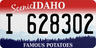 ID license plate I628302