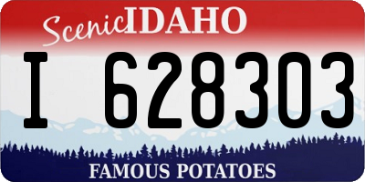ID license plate I628303